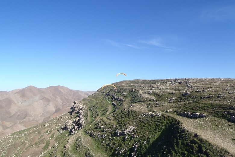 Vol en parapente