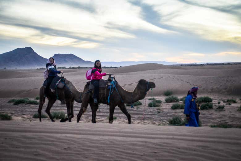 Recorriendo Zagora en camello