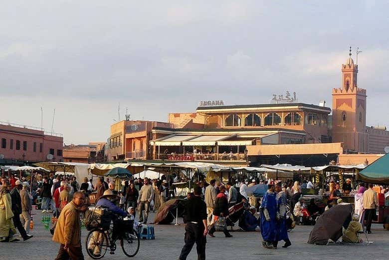 Ambiente de Marrakech en la Plaza