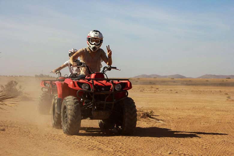 Attraversando il deserto di Agafay