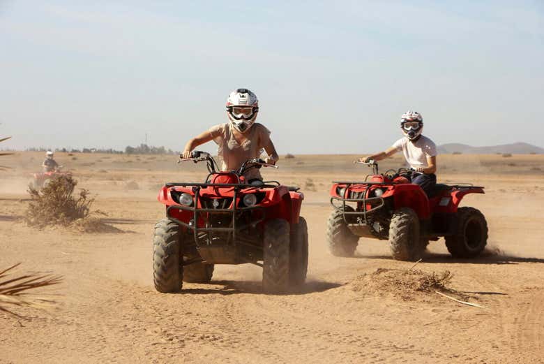 Balade en quad dans le désert d'Agafay