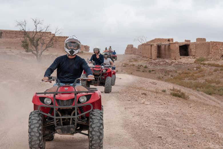 Descargando la adrenalina en quad