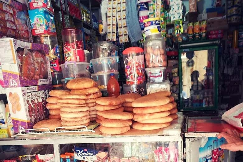 Chiosco del suq di Marrakech
