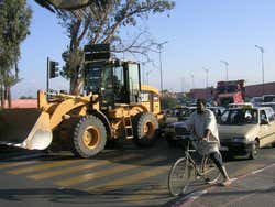 Traffic in Marrakech