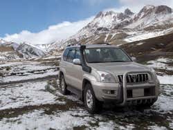 Snow in the Atlas Mountains