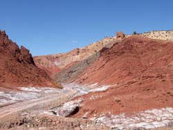 Road between Kasbah Telouet and Ait Ben Haddou