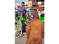 Man walking in Marrakech