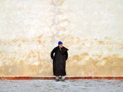Man waiting in Marrakech