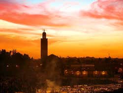 View of the Koutoubia Mosque