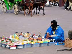 Merchant in the Jemaa el Fna