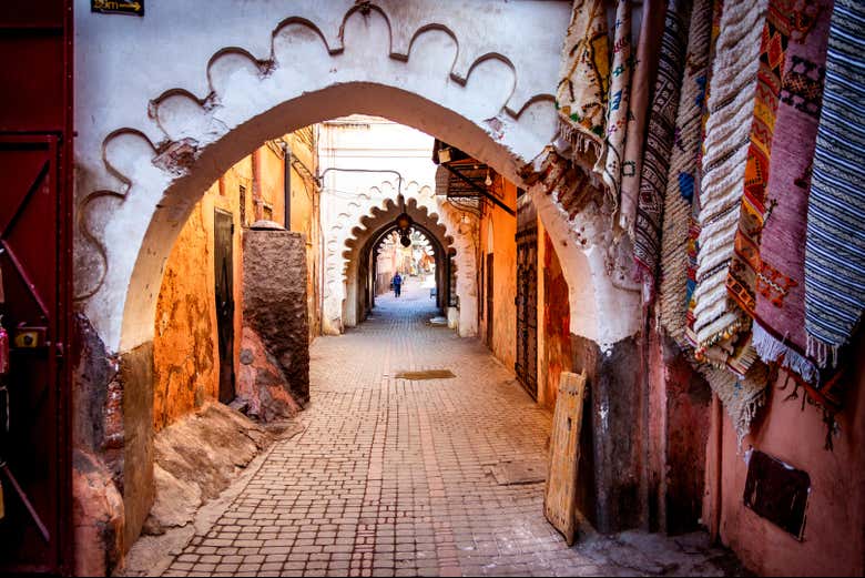 Una calle de Marrakech