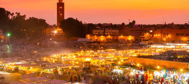 Marrakech de noche, tour en calesa