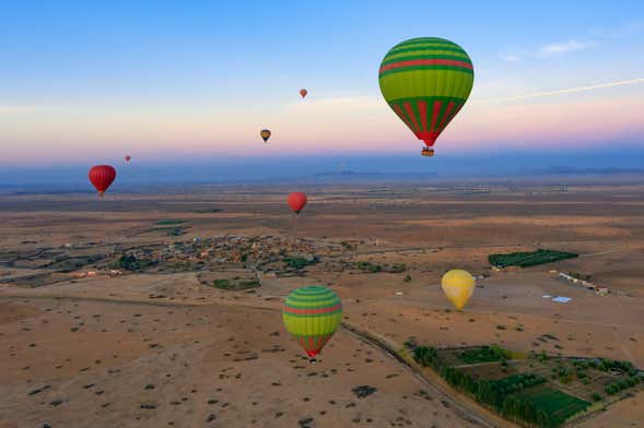 Quelle est la place disponible dans une montgolfière ?