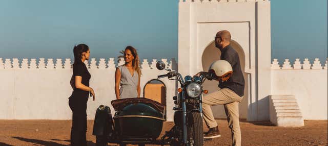 Tour privado en moto con sidecar por Marrakech