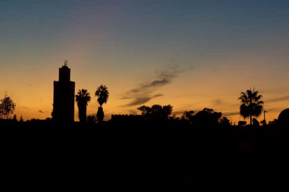 Tour del palmeto di Marrakech in quad al tramonto