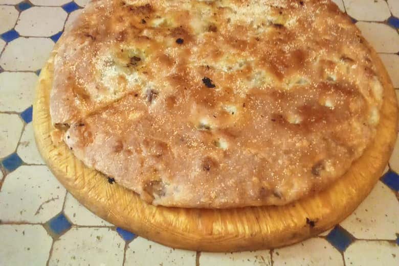 Vous dégusterez une véritable pizza berbère