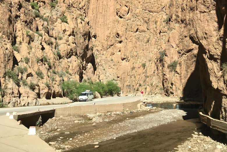 Itinéraire dans la vallée des gorges du Dadès