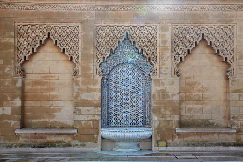 Tipica decorazione a mosaico marocchina