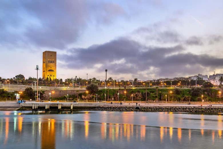 Vista su Rabat dal fiume Bu Regreg