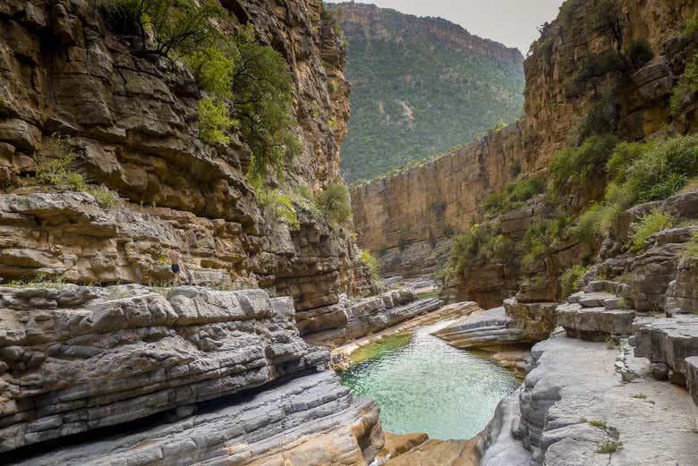 Una de las piscinas naturales