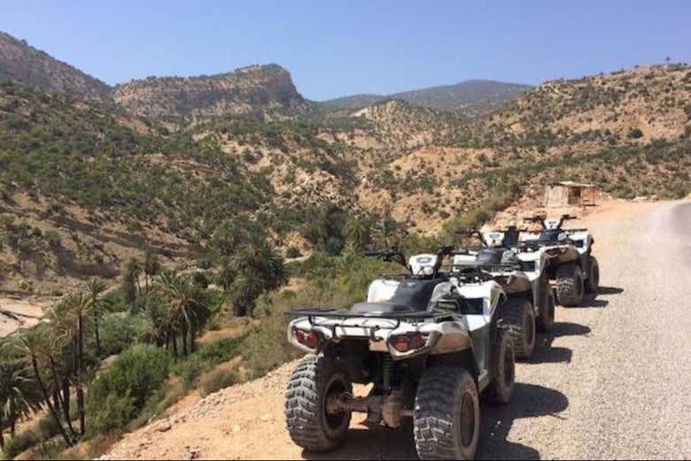 Quads prêts pour la balade