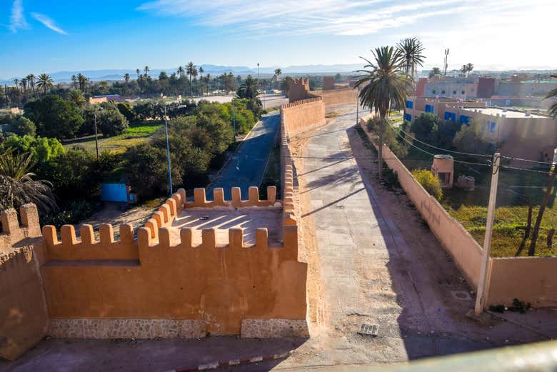 Vue sur les remparts de Tiznit