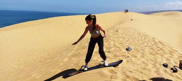 Sandboarding en el desierto de Taboga