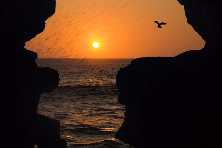 Sunset from Hercules Cave