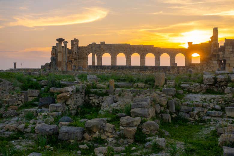 Volubilis, ancienne cité romaine et joyau archéologique