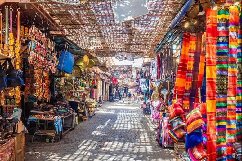Un souk à Marrakech
