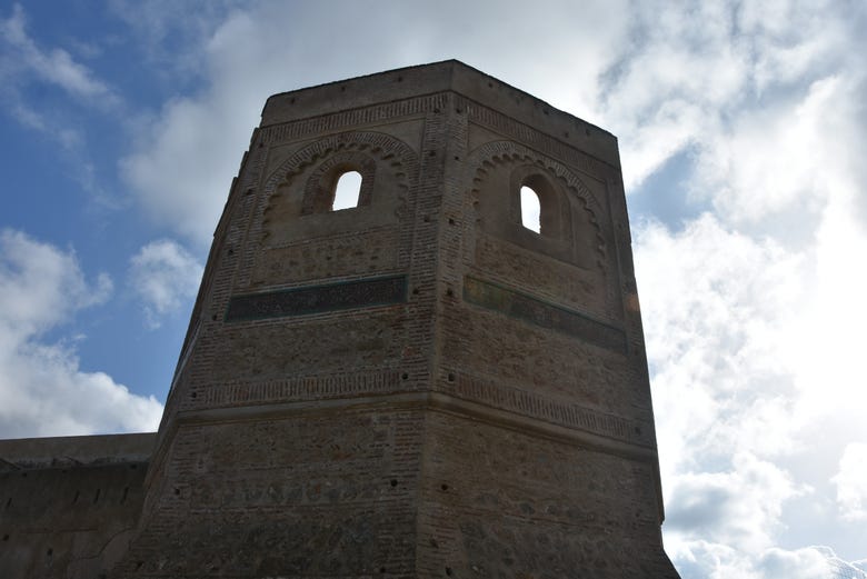 Una de las antiguas torres de la Kasbah de Tetuán