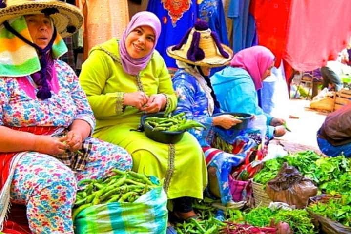 Passaremos por um dos mercados de Tânger