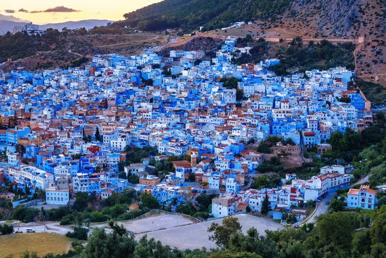 Les maisons bleues typiques de Chefchaouen