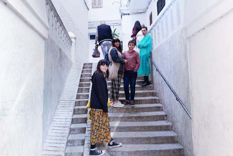 Aproveitando o passeio pelas ruas de Tânger