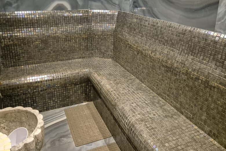 Sala de los baños termales del hamman