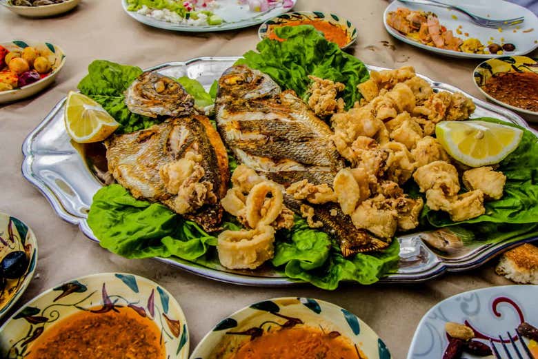 Peixe fresco em Tétouan