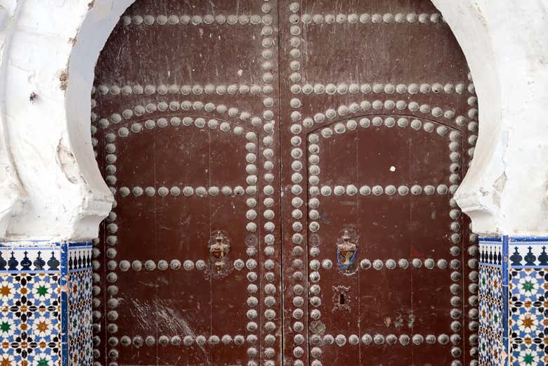 Una puerta en la Medina de Tetuán