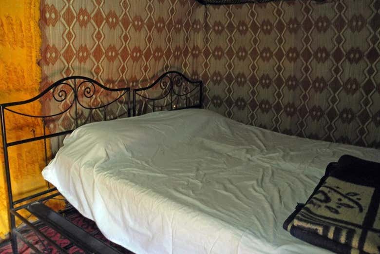 Una delle camere delle haimas