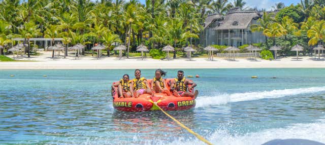 Activités aquatiques à Belle Mare + bateau à moteur dans l'est de l'île Maurice
