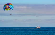 Parasailing nas Ilhas Maurício