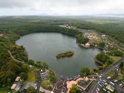 Grand Bassin desde el helicóptero