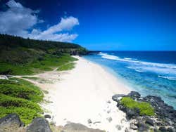 Playa de Isla Mauricio