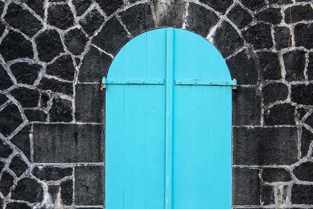 Details on a colonial door