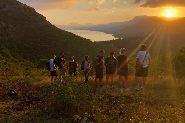 Contemplando l'alba Le Morne Brabant