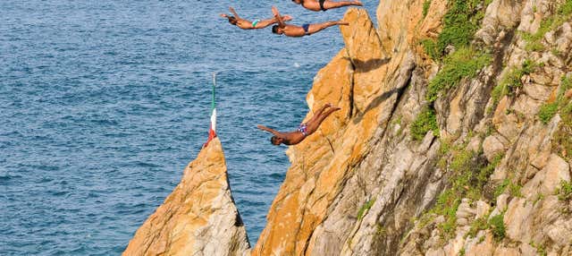 Espectáculo de clavados en La Quebrada