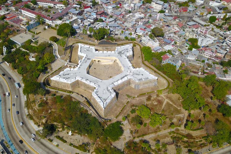 Vista aérea do Forte de São Diego