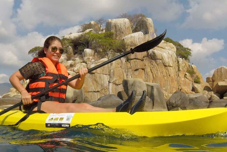 Tour en kayak por el islote El Morro