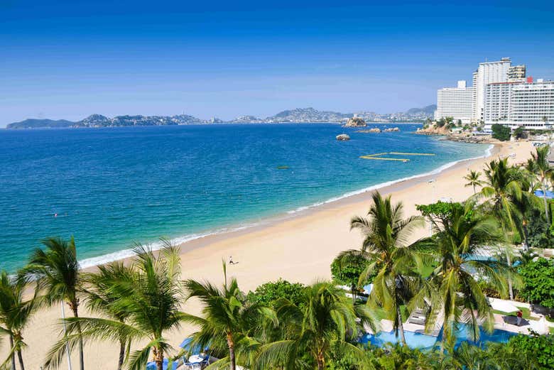 Spiaggia e resort di Acapulco
