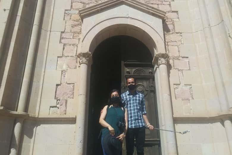 Durante el tour por las haciendas de Aguascalientes