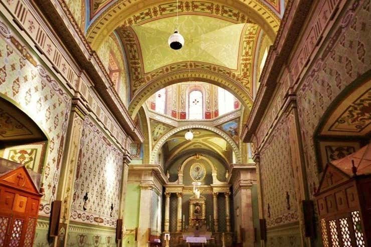 Interieurr de l'église de Nuestra Señora del Refugio 